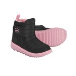 Botas Infantiles Bibi Roller 2.0 Drop negras con suela rosa