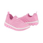 Championes infantiles Bibi Roller 2.0 rosado claro con franja blanca - Image 4