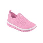 Championes infantiles Bibi Roller 2.0 rosados con grabados de corazón - Image 3