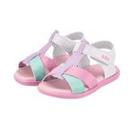 Sandalias infantiles BIBI en tonos pastel con ajuste de velcro - Image 2