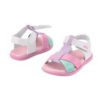 Sandalias infantiles BIBI en tonos pastel con ajuste de velcro - Image 4