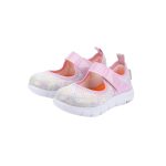 Guillerminas BIBI estampadas con tonos rosados y velcro brillante - Image 3