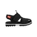 Sandalias roller verano Bibi negras con puntera y doble velcro - Image 2