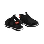 Sandalias roller verano Bibi negras con puntera y doble velcro - Image 4