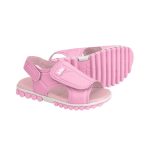 Sandalias roller verano Bibi rosadas con doble velcro