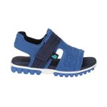 Sandalias BIBI en tonos azules con velcro y detalles decorativos grabados - Image 2
