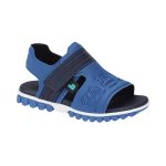 Sandalias BIBI en tonos azules con velcro y detalles decorativos grabados - Image 3