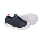 Championes Fisoflex BIBI color azul marino liso con suela blanca y puntera