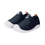 Championes Fisoflex BIBI color azul marino liso con suela blanca y puntera - Image 3