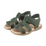 Sandalias BIBI diseño clásico en verde con cierre de velcro - Image 2