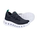 Championes roller sport BIBI azules con detalle verde y suela blanca