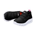 Championes roller sport BIBI negros con detalle rosa y suela blanca - Image 4