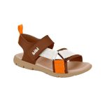 Sandalias infantiles BIBI marrones con tiras decorativas y cierre velcro - Image 3