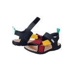 Sandalias BIBI azul marino con tiras decorativas y cierre velcro - Image 5