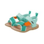 Sandalias infantiles BIBI verdes con tiras decorativas y cierre velcro - Image 4
