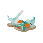 Sandalias infantiles BIBI verdes con tiras decorativas y cierre velcro - Image 5