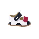 Sandalias infantiles BIBI multicolor de cuero con doble velcro - Image 2