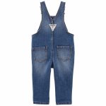 Enterito de jean elastizado OshKosh con bordado y tirantes ajustables - Image 2