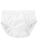 Vestido blanco Carter's con volados y puntillas - Image 3