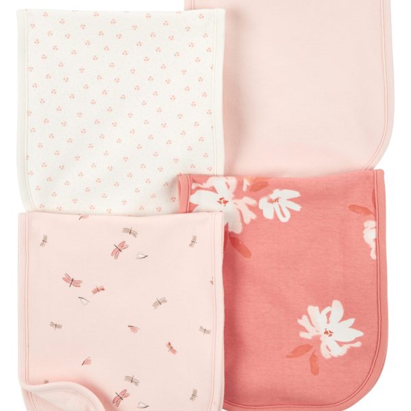 Pack x4 babitas Carter’s de algodón en tonos de rosado