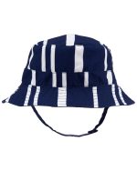 Gorro reversible Carter’s azul de algodón con protección UPF 50+