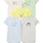 Body Carter’s de manga corta en algodón, diseño granja