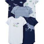 Body Carter’s de manga corta en algodón, varios diseños dinosaurios