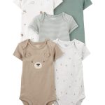 Body Carter’s de manga corta en algodón, varios diseños