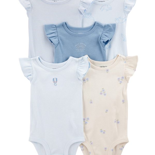 Body Carter’s de manga corta en algodón estampado