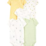 Body Carter’s de manga corta en algodón, varios diseños y colores