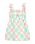 Vestido Carter’s sin mangas a cuadros con volados - Image 2