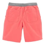 Short de baño con protección UPF50+, en rosa y gris con bolsillos - Image 2