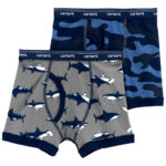 Pack x 2 calzoncillos boxer Carter's estampados de algodón