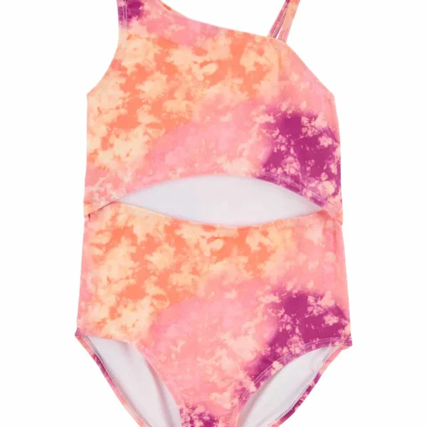 Malla de baño OshKosh con protección UPF 50+ en tonos de rosado, estilo trikini