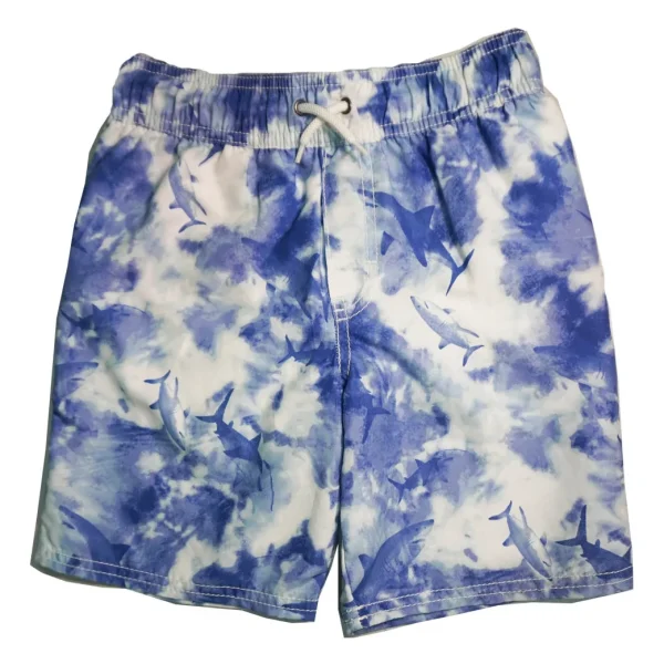 Short de baño con protección UPF50+, diseño tiburones