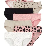 Pack x7 bombachas Carter's de algodón, diseños variados (8T)
