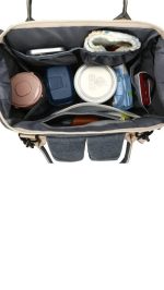 Mochila maternal impermeable con porta-chupetes - Image 2