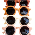 Lentes de sol infantiles redondos polarizados con protección UV400