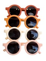 Lentes de sol infantiles redondos polarizados con protección UV400