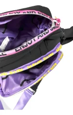 Cartera bandolera Cresko color negro y lila - Image 3