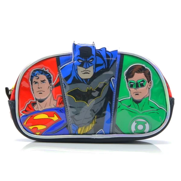 Cartuchera 1 cierre Liga de la Justicia DC, de PVC