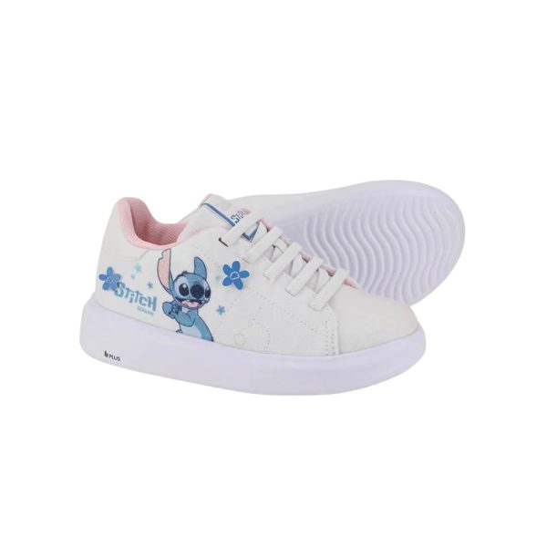 Championes Bibi Glam Disney Stitch con cordones elastizados - talles 28 al 34