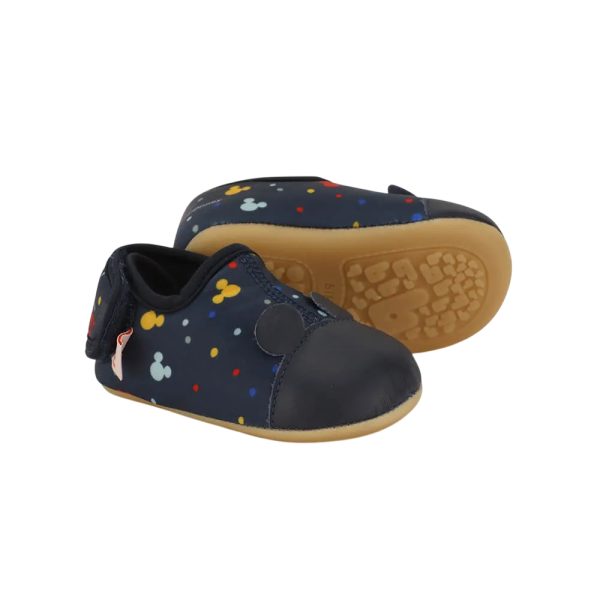 Championes Afeto Bibi Disney Mickey azules estampados con velcro