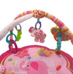 Gimnasio para bebé con juguetes removibles, diseño elefante rosa - Image 2