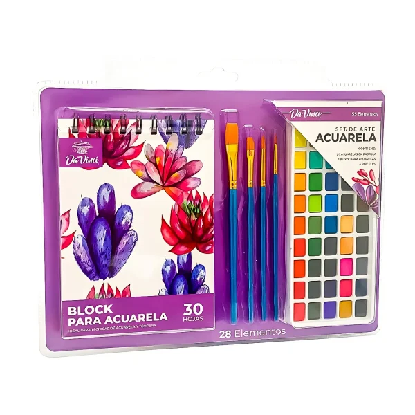 Set Acuarelas Da Vinci