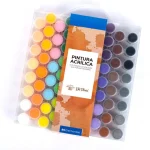 Set Davinci De Pinturas Acrilícas 80 Potes 3.5 Ml