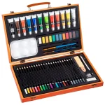 Valija Davinci De Madera 56 Piezas Técnicas Mixtas