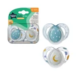 Pack x2 Chupetes Tommee Tippee Night time, brillo en la oscuridad (6-18m) - Image 2