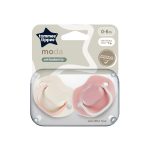 Pack x2 Chupetes Tommee Tippee Moda pastel (0-6m)