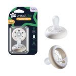 Pack x2 chupetes Tommee Tippee Breast like (0-6m)